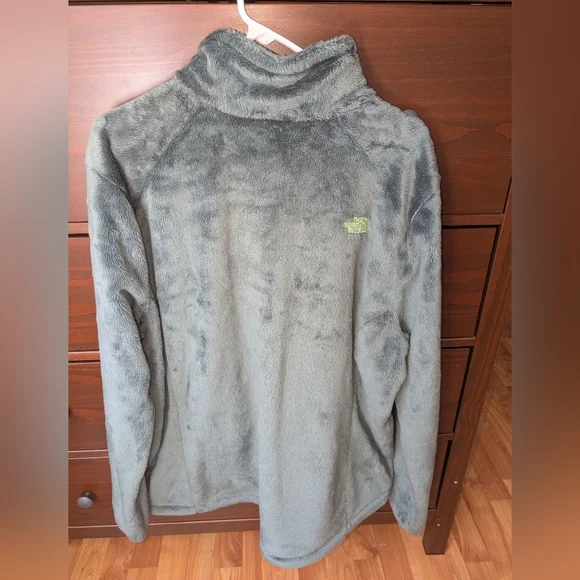The North Face Women's Fleece Jacket Green Zip Up XXXL - Picture 4 of 5